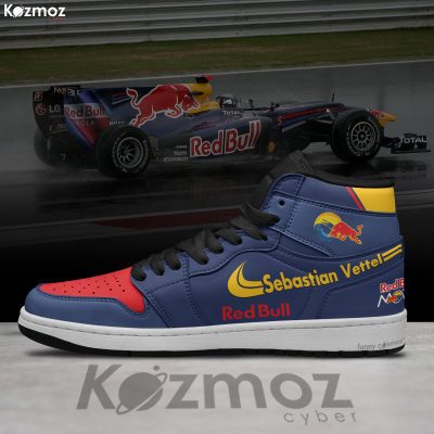 Red Bull Sebastian Vettel Custom Shoes RBR20 Livery 2024 Racing Shoes