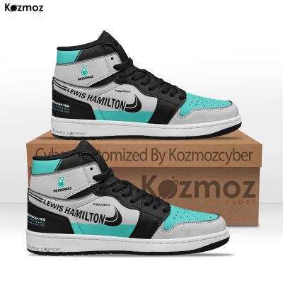 AMG Petronas Lewis Hamilton Custom Shoes W08 Livery 2017 Racing Shoes AMG Petronas Lewis Hamilton Custom Shoes W08 Livery 2017 Racing Shoes