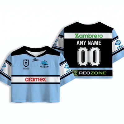 Penrith Panthers NRL AOP Mesh Football Crop Top 2026 Jersey  Personalized name and number