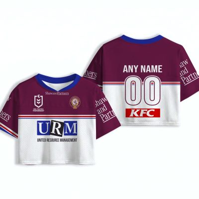 Penrith Panthers NRL AOP Mesh Football Crop Top 2026 Jersey  Personalized name and number