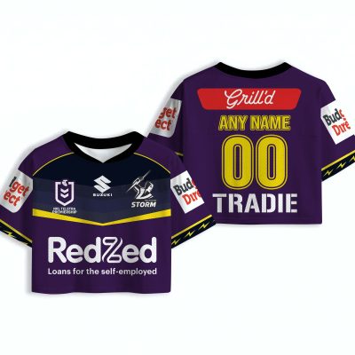 Penrith Panthers NRL AOP Mesh Football Crop Top 2026 Jersey  Personalized name and number