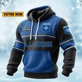 AJ Auxerre Personalized waffle knit hoodie