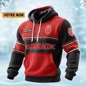 AS Monaco Personalized waffle knit hoodie