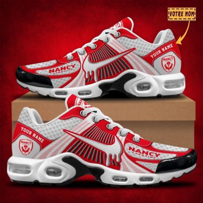 Chaussures Air Max Plus AS Nancy Lorraine Nouvelle ?dition avec nom personnalis?