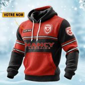 AS Nancy Lorraine Personalized waffle knit hoodie