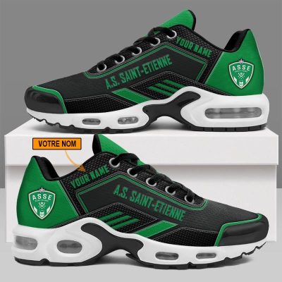 AS Saint-?tienne - Chaussures Air Max Plus Nouveau style avec nom personnalis?