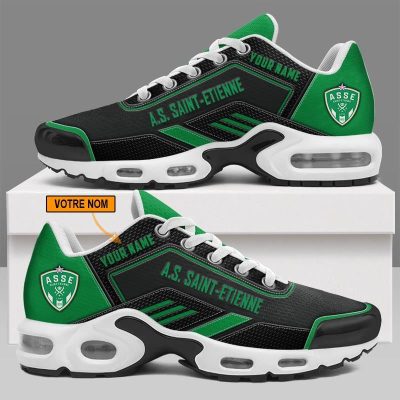 AS Saint-?tienne - Chaussures Air Max Plus Nouveau style avec nom personnalis?