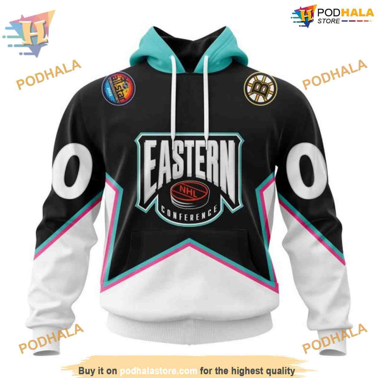 All-Star Eastern Conference 2023 Personalized NHL Boston Bruins Hoodie 3D Apparel All-Star Eastern Conference 2023 Personalized NHL Boston Bruins Hoodie 3D Apparel