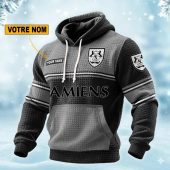Amiens SC Personalized waffle knit hoodie
