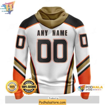 Anaheim Ducks 3D Hoodie, Personalized NHL Apparel With 30th Anniversary Logo