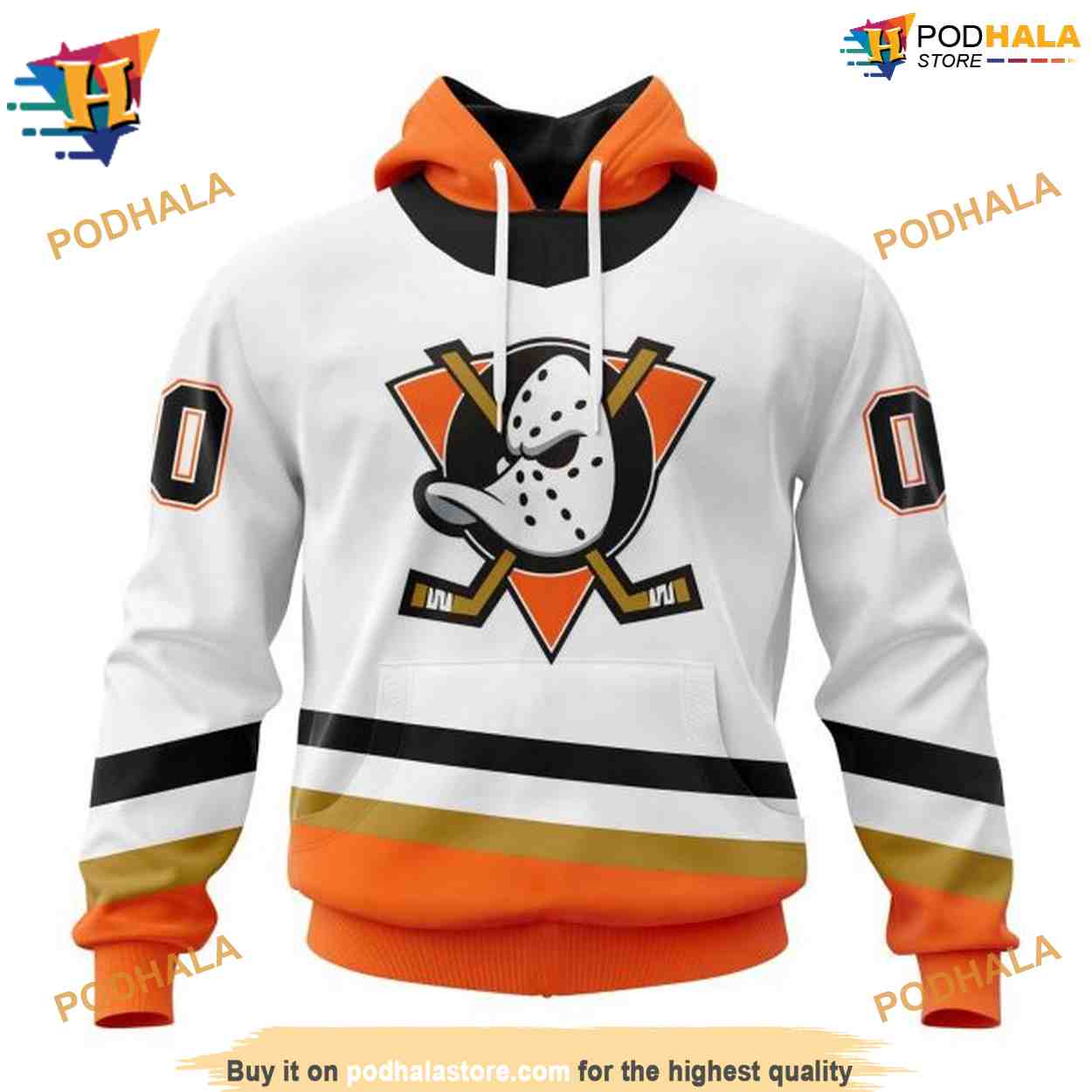 Anaheim Ducks Reverse Retro Kits 2023, Mighty Ducks Hoodie 3D with Personalization Anaheim Ducks Reverse Retro Kits 2023, Mighty Ducks Hoodie 3D with Personalization