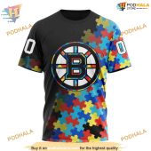 Autism Awareness Special Black Nhl Boston Bruins Hoodie 3d Unique Apparel 3.jpg - demo10