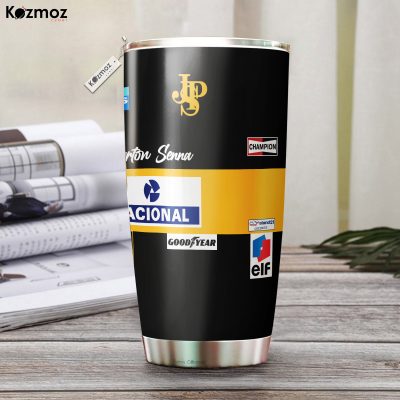 Ayrton Senna Racing Costume JPS 1985 ? Tumbler Stainless Steel