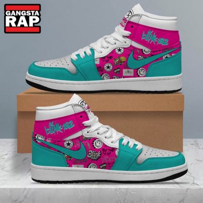Blink-182 Pop Punk Band Air Jordan 1 Hightop Shoes