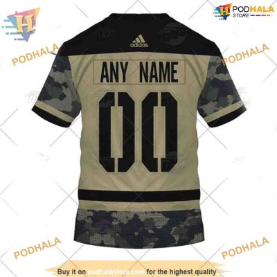 Camo Military NHL Appreciation Arizona Coyotes Hoodie 3D, Personalized Arizona Coyotes Gear