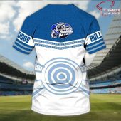 Canterbury Bankstown Bulldogs Nrl Personalized Name 3d T Shirt - demo10