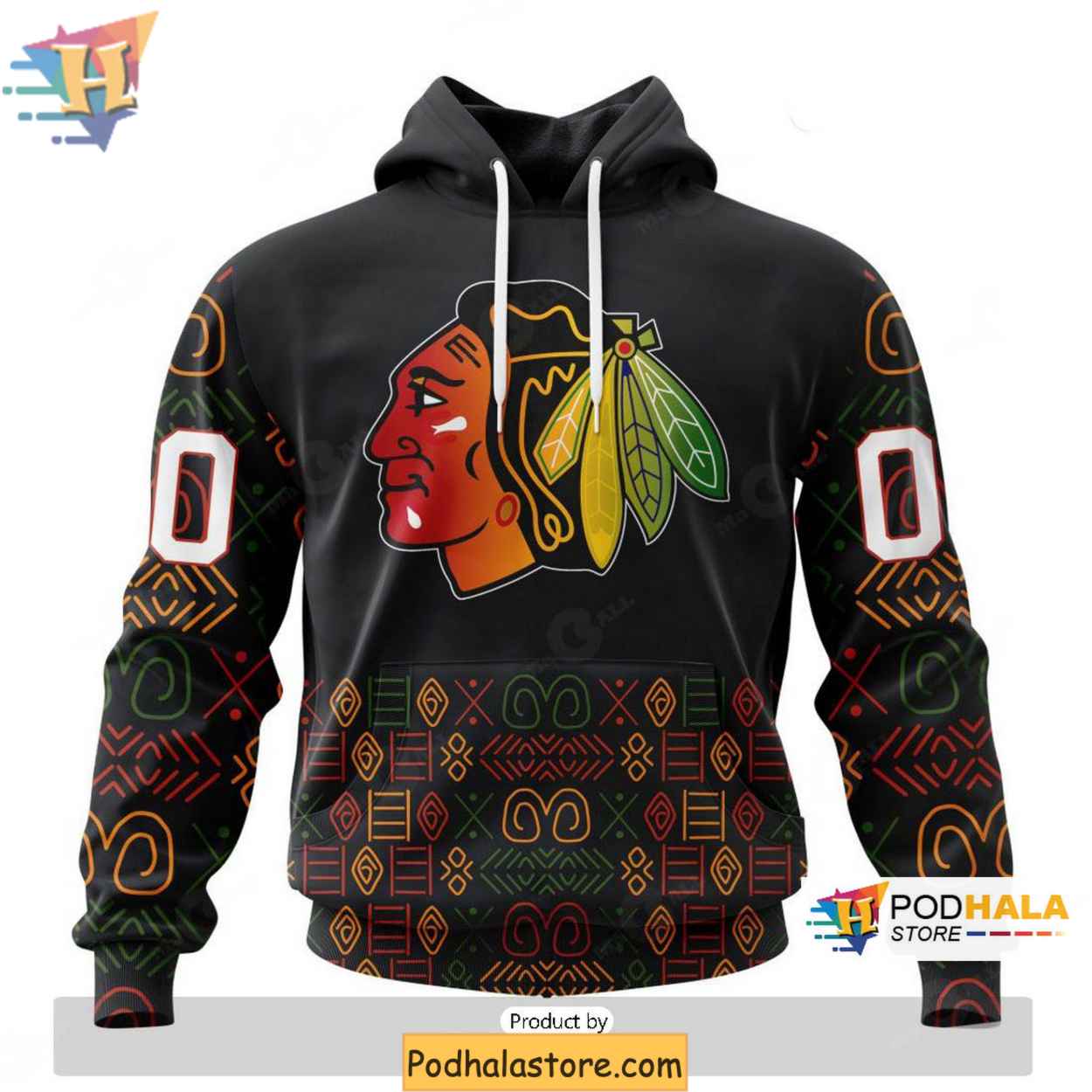 Celebrate Diversity with Chicago Blackhawks 3D Hoodie, Black History Design Celebrate Diversity with Chicago Blackhawks 3D Hoodie, Black History Design