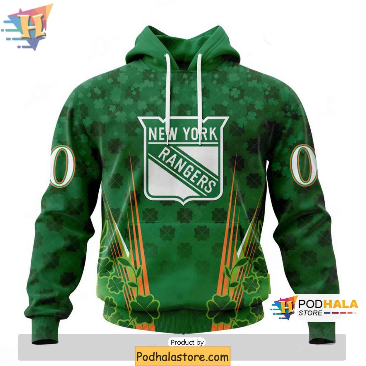 Celebrate Irish Pride with New York Rangers 3D Hoodie for St Patricks Day Celebrate Irish Pride with New York Rangers 3D Hoodie for St Patricks Day