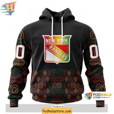 Celebrating Black History Month New York Rangers 3D Hoodie