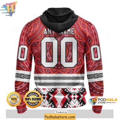 Chicago Blackhawks 3D Hoodie with Native-Inspired Patterns for Fans