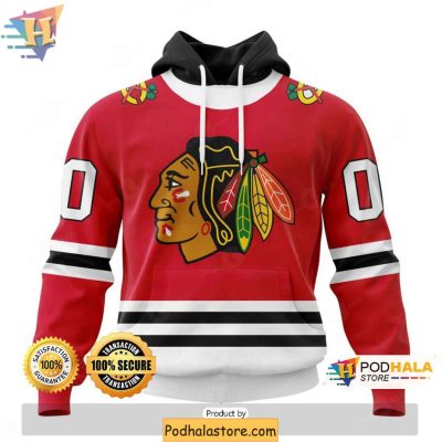Chicago Blackhawks Hoodie 3D, Personalized NHL Merch for Blackhawks Fans