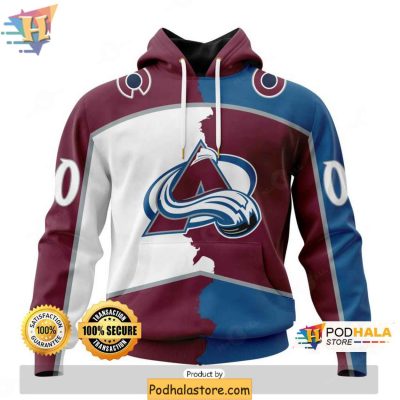 Colorado Avalanche 3D Hoodie, Customizable NHL Apparel for Fans