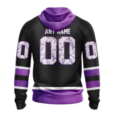 Personalized NHL Colorado Avalanche Hoodie Special Black Hockey Fights Cancer All Over Print 3D Hoodie Unisex Hoodie