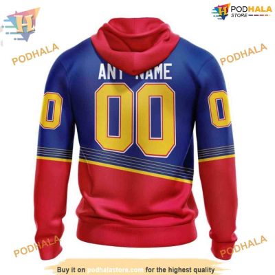 Custom 2023 90s Retro Kits NHL St. Louis Blues Hoodie 3D Sweatshirt