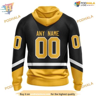 Custom 2023 Alternate Kits NHL Pittsburgh Penguins Hoodie 3D