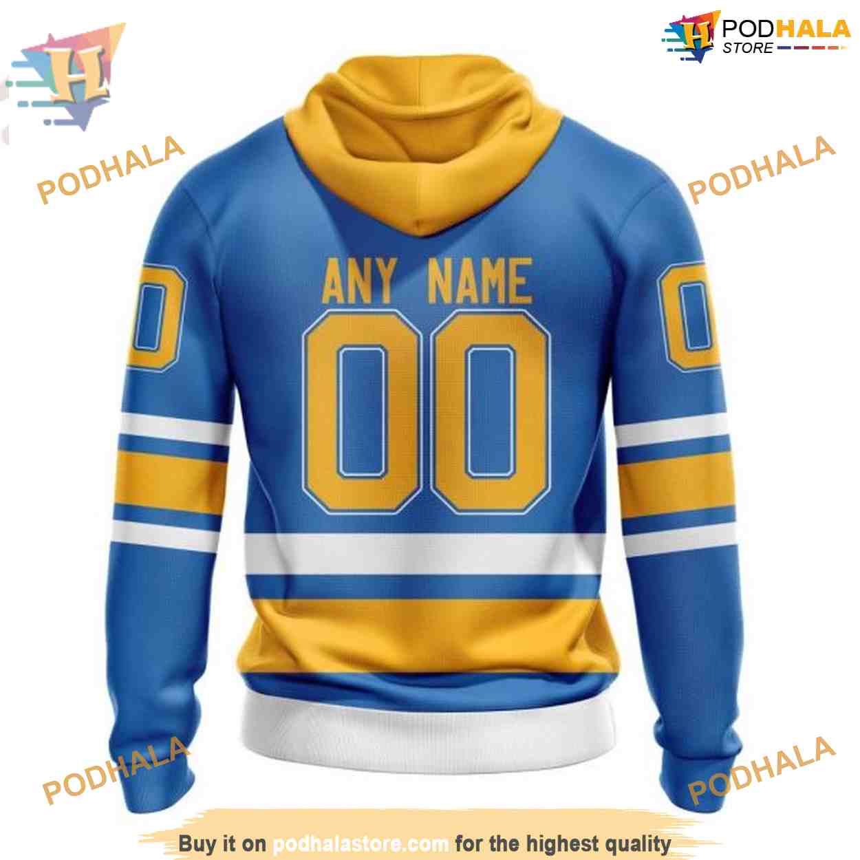 Custom 2023 Alternate Kits NHL St. Louis Blues Hoodie 3D Sweatshirt Custom 2023 Alternate Kits NHL St. Louis Blues Hoodie 3D Sweatshirt