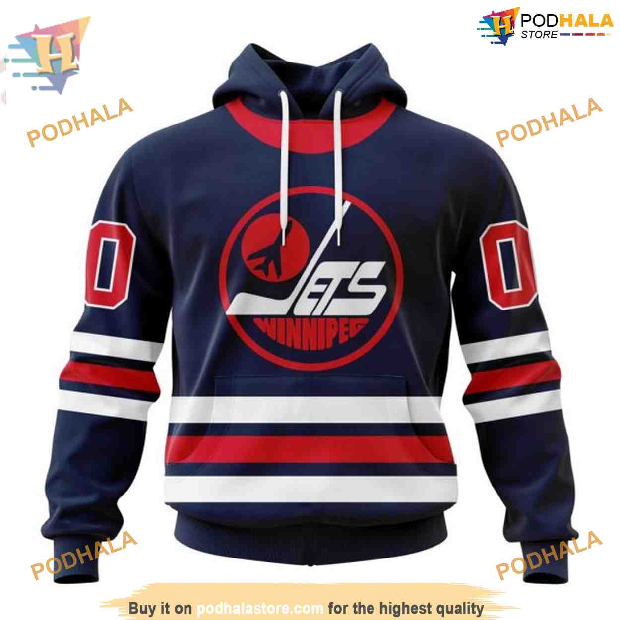 Custom 2023 Alternate Kits NHL Winnipeg Jets Hoodie 3D Shirt Custom 2023 Alternate Kits NHL Winnipeg Jets Hoodie 3D Shirt