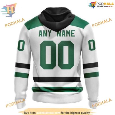 Custom 2023 Away Kits NHL Dallas Stars Hoodie 3D Shirt