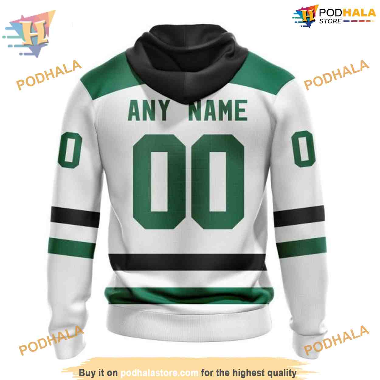 Custom 2023 Away Kits NHL Dallas Stars Hoodie 3D Shirt Custom 2023 Away Kits NHL Dallas Stars Hoodie 3D Shirt