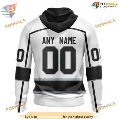 Custom 2023 Away Kits NHL Los Angeles Kings Hoodie 3D