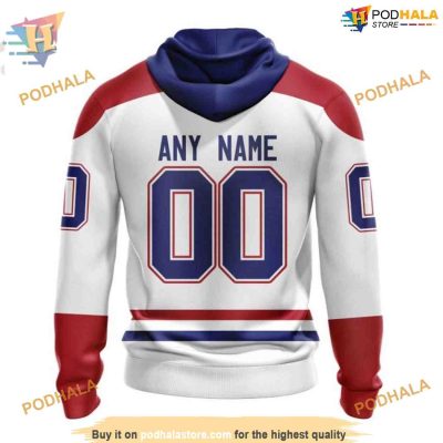 Custom 2023 Away Kits NHL Montreal Canadiens Hoodie 3D
