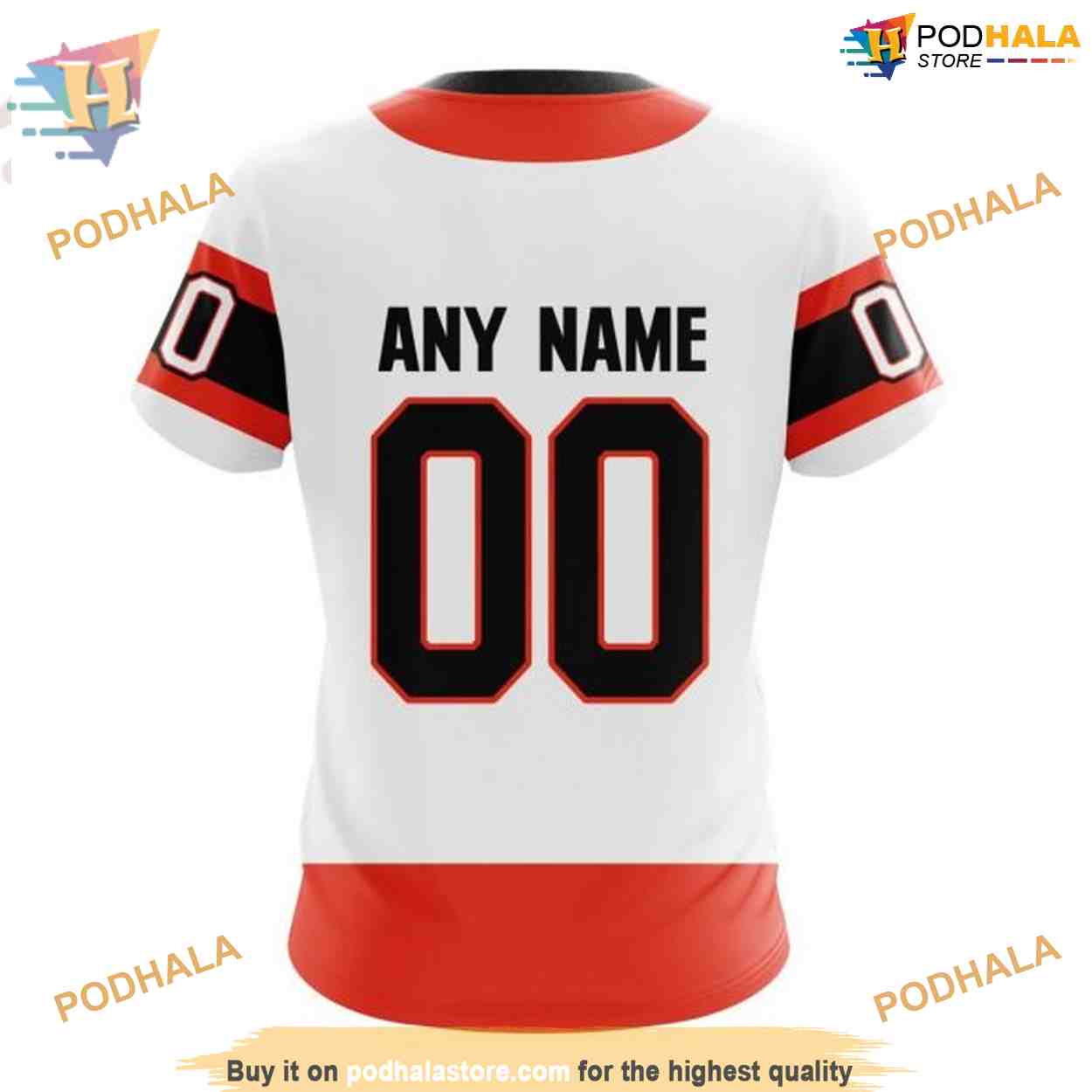 Custom 2023 Away Kits NHL Ottawa Senators Hoodie 3D Custom 2023 Away Kits NHL Ottawa Senators Hoodie 3D