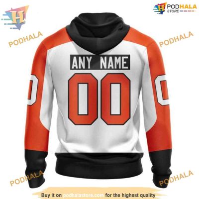 Custom 2023 Away Kits NHL Philadelphia Flyers Hoodie 3D