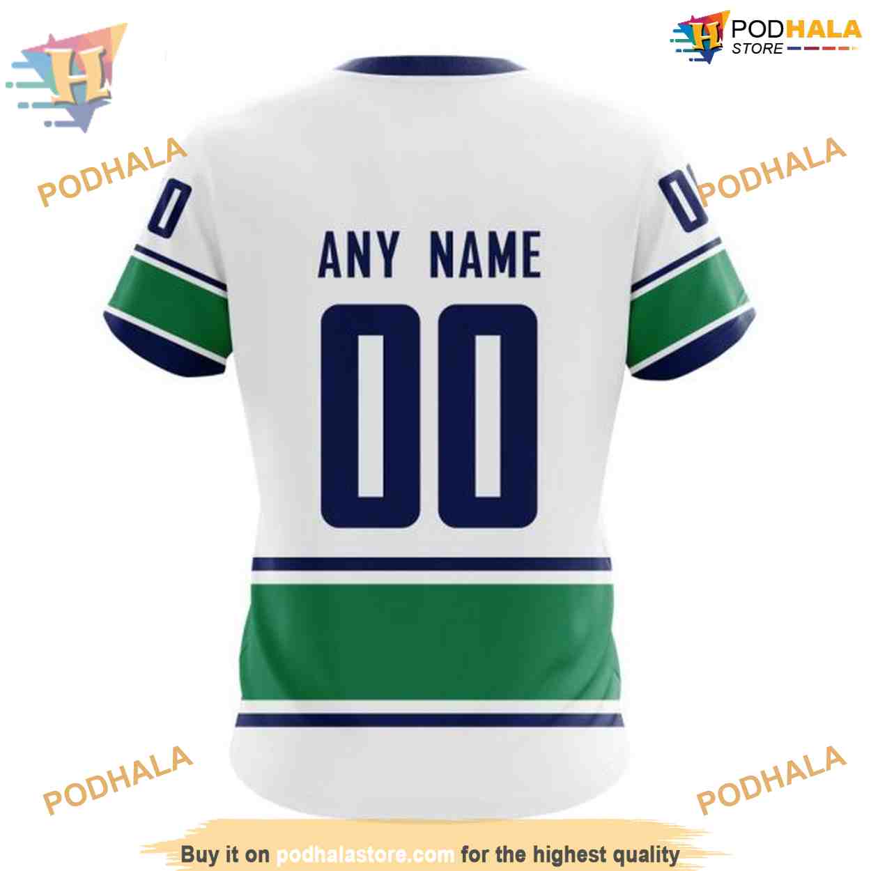 Custom 2023 Away NHL Vancouver Canucks Hoodie 3D Custom 2023 Away NHL Vancouver Canucks Hoodie 3D