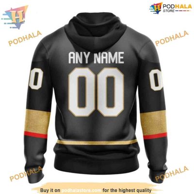 Custom 2023 Away NHL Vegas Golden Knights Hoodie 3D Shirt