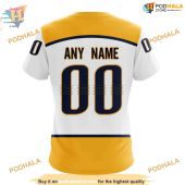 Custom 2023 Away With 25th Anniversary Logo Nhl Nashville Predators Hoodie 3d 4.jpg - demo10