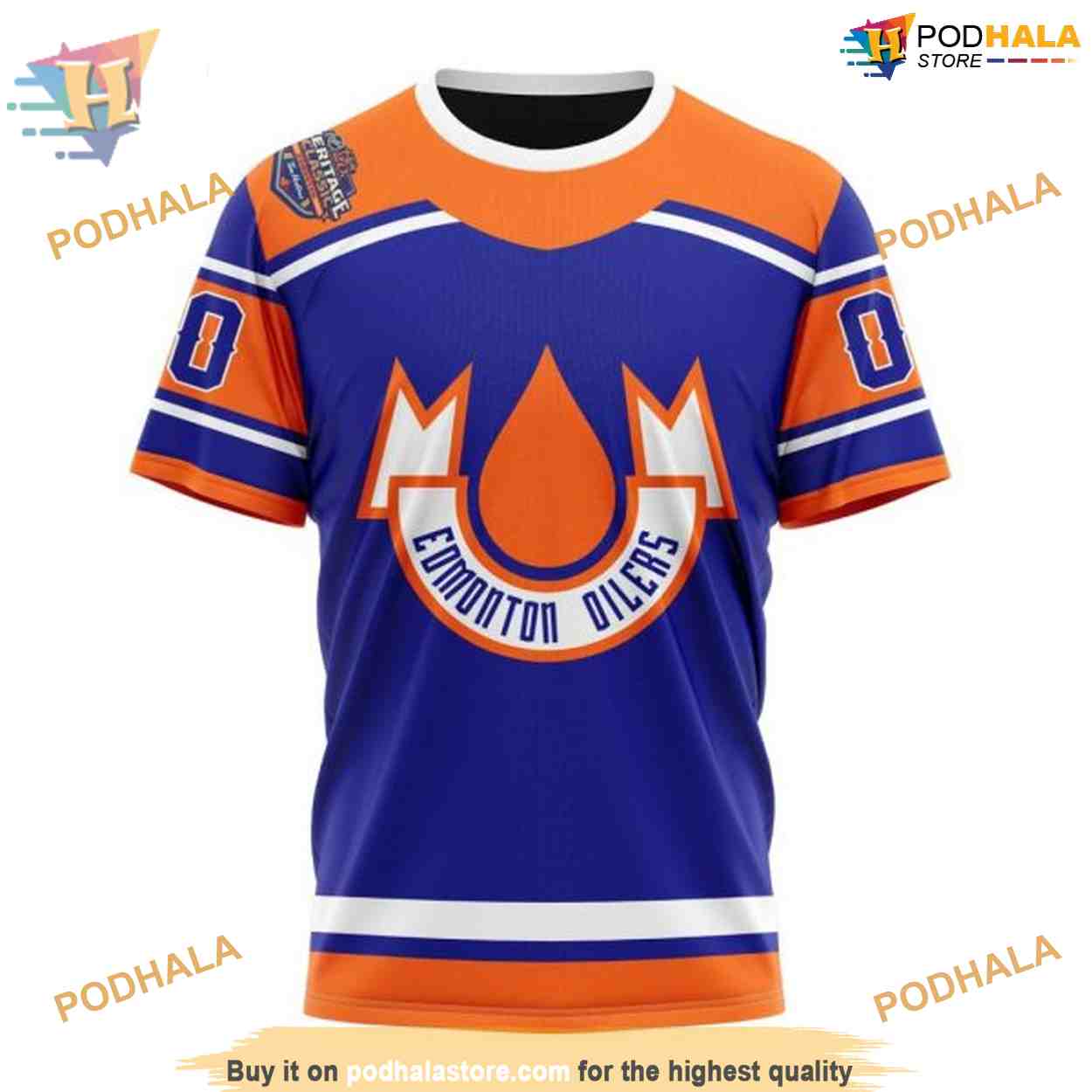 Custom 2023 Heritage Classic Concept NHL Edmonton Oilers Hoodie 3D Custom 2023 Heritage Classic Concept NHL Edmonton Oilers Hoodie 3D