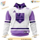 Custom 2023 Hockey Fight Cancer Nhl Los Angeles Kings Hoodie 3d 1.jpg - demo10