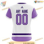 Custom 2023 Hockey Fight Cancer Nhl Montreal Canadiens Hoodie 3d 4.jpg - demo10