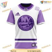 Custom 2023 Hockey Fight Cancer Nhl New York Islanders Hoodie 3d 3.jpg - demo10