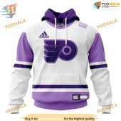 Custom 2023 Hockey Fight Cancer Nhl Philadelphia Flyers Hoodie 3d 1.jpg - demo10