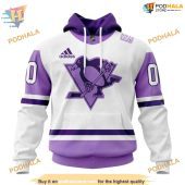 Custom 2023 Hockey Fight Cancer Nhl Pittsburgh Penguins Hoodie 3d 1.jpg - demo10