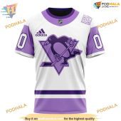 Custom 2023 Hockey Fight Cancer Nhl Pittsburgh Penguins Hoodie 3d 3.jpg - demo10