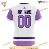 Custom 2023 Hockey Fight Cancer Nhl Toronto Maple Leafs Hoodie 3d 4.jpg - demo10