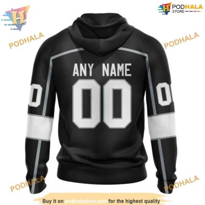 Custom 2023 Home Kits NHL Los Angeles Kings Hoodie 3D