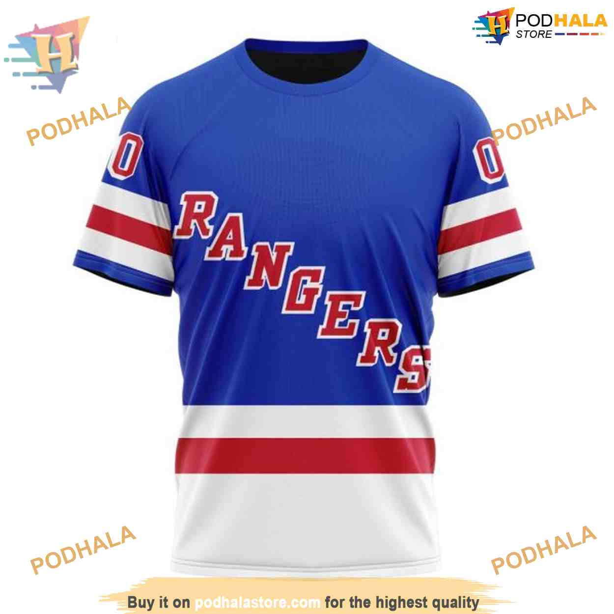 Custom 2023 Home Kits NHL New York Rangers Hoodie 3D Custom 2023 Home Kits NHL New York Rangers Hoodie 3D